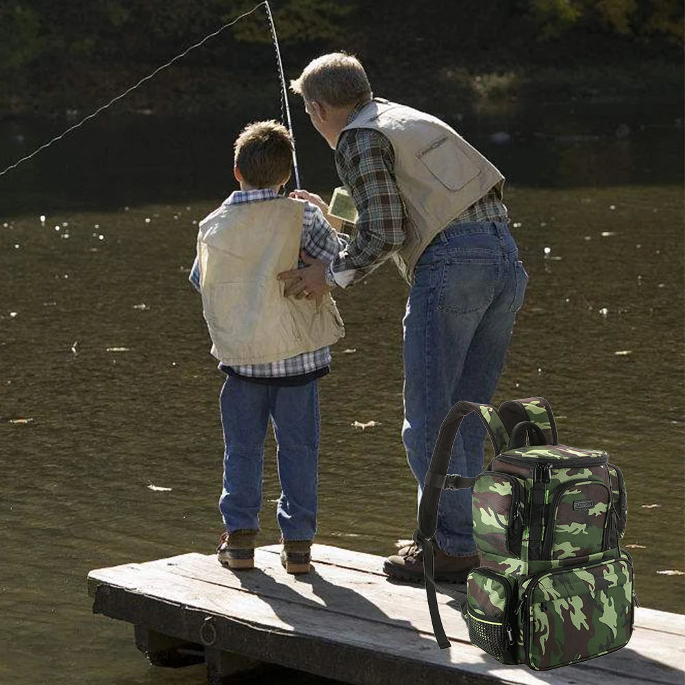 Lixada Fishing Tackle Backpack – Storage Bag with 4 Tackle Boxes for Lures & Bait - Cast And Catch