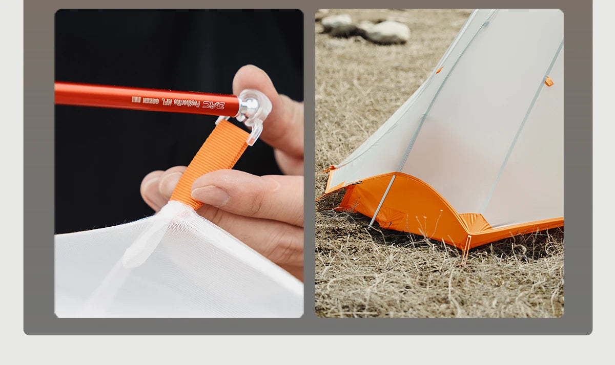BLACKDEER Nova Camping Tent – 1 Person Ultralight | Nylon Silicone-Coated Waterproof | DAC Pole | Hiking & Backpacking | 1.08kg - Cast And Catch
