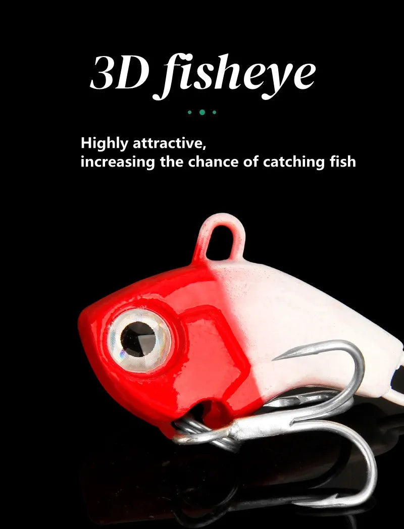 5pcs Fishing Lure Set – Rotating Metal VIB | Vibration/Spinner/Spoon | Hard Bait | Sea Fishing | Sequins - Cast And Catch