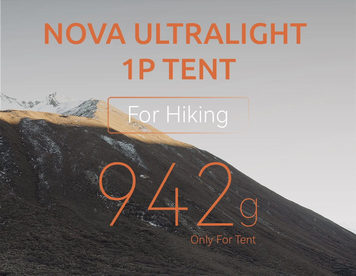 BLACKDEER Nova Camping Tent – 1 Person Ultralight | Nylon Silicone-Coated Waterproof | DAC Pole | Hiking & Backpacking | 1.08kg - Cast And Catch