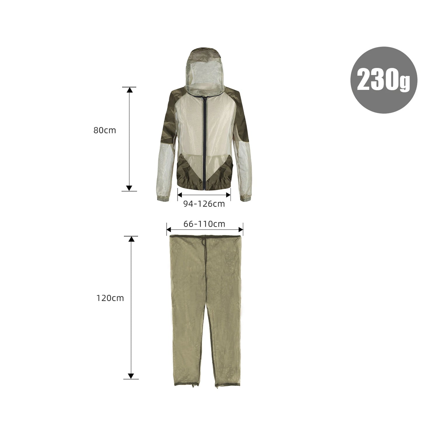 Men’s Fishing Clothes – High-Density Mesh Protection Suit | Long Sleeve Shirt & Pants | Hiking & Fishing - Cast And Catch