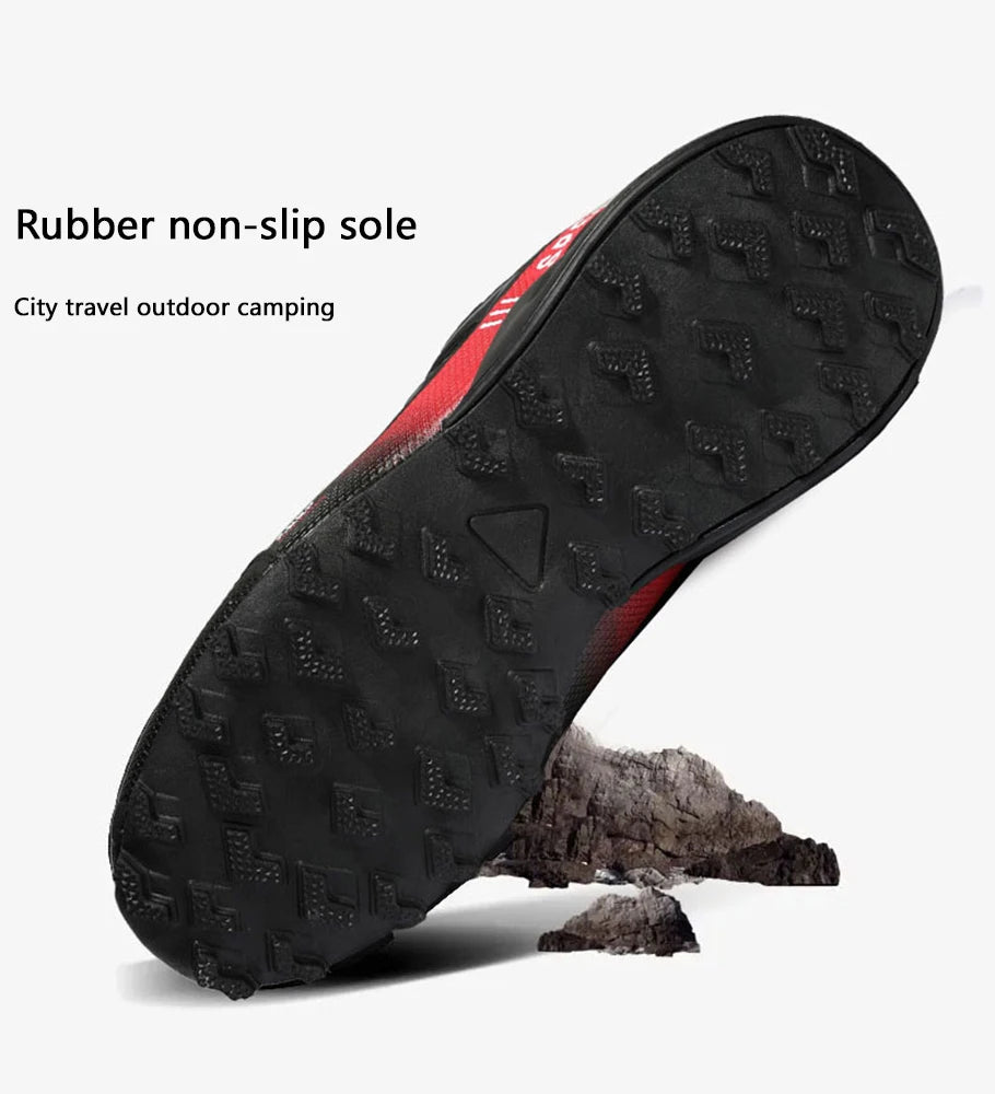 Men’s Hiking Shoes – Outdoor Rubber Sole | Non-Slip, Lightweight & Comfortable | Tactical Training & Travel Sports Shoes - Cast And Catch