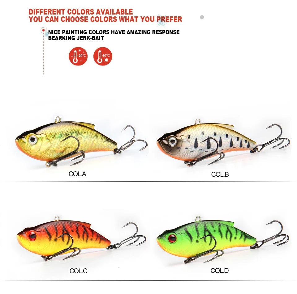 BEARKING Wobbler Lure – 7.5cm, 15g | Hard Crankbait | Artificial Bait for Pike, Bass & Trout - Cast And Catch