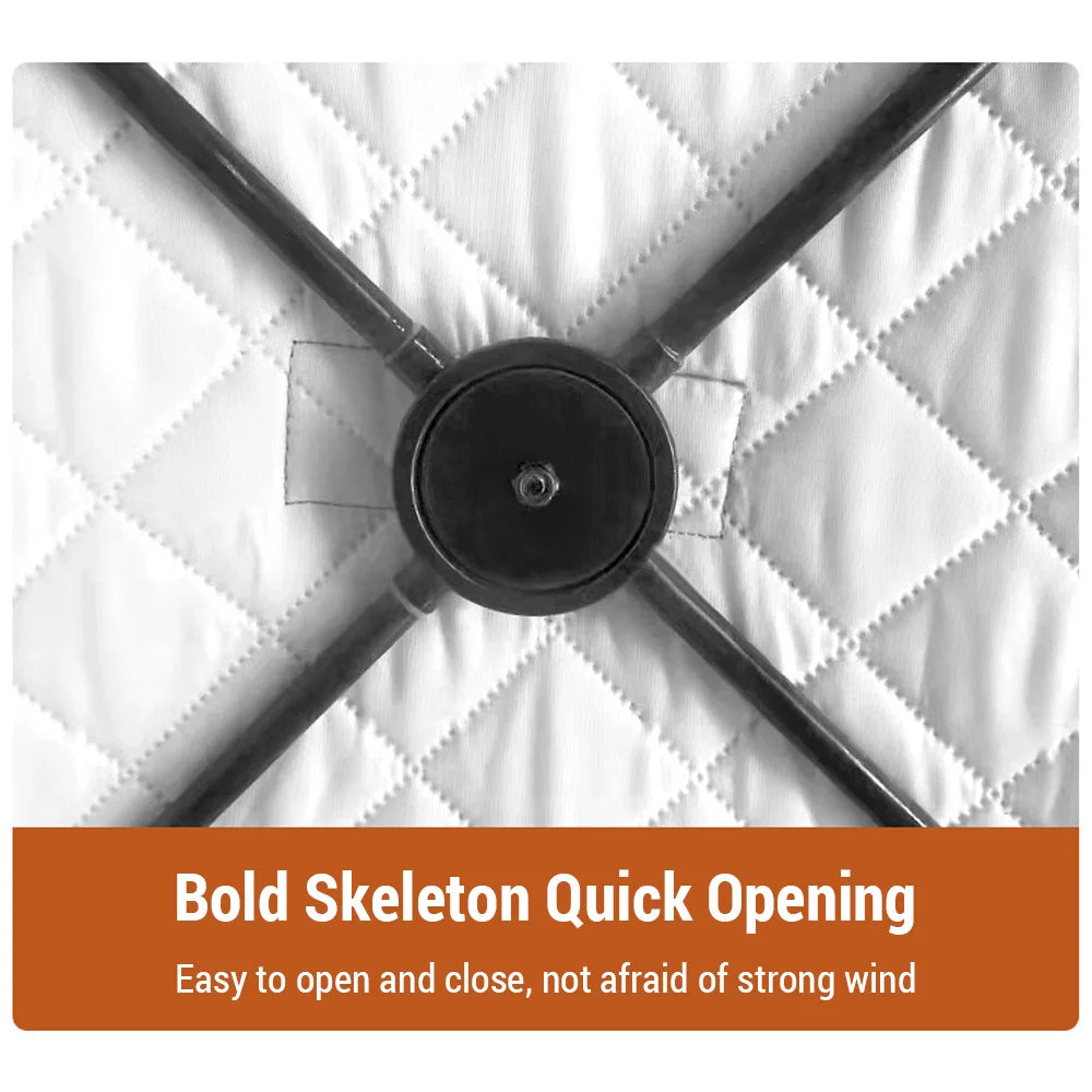 Easy Set-Up Winter Ice Fishing Tent – Portable Shelter | Waterproof & Windproof | Winter Fishing Equipment - Cast And Catch