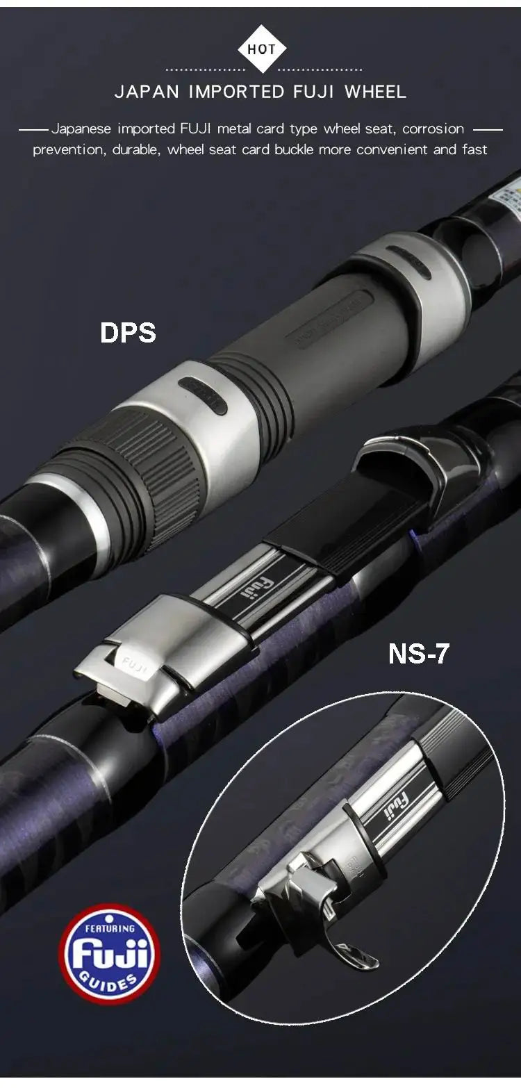 Lurekiller SurfCasting Rod – 4.2–4.5m | 545g | 46T Carbon Fiber Full X Wrap | Fuji KW Guides & Reel Seat | Bait 100–300g | Surf Gazer - Cast And Catch