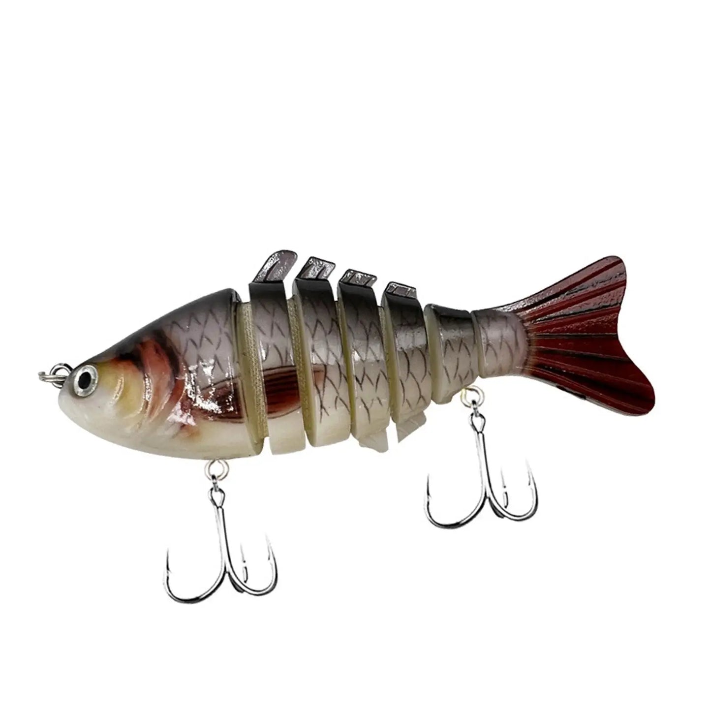 Swimming Fishing Lures – Slow-Sinking Hard Bait | Metal Hooks | Swimbait for Lake | Bluegill, Catfish, Pike & Walleye - Cast And Catch
