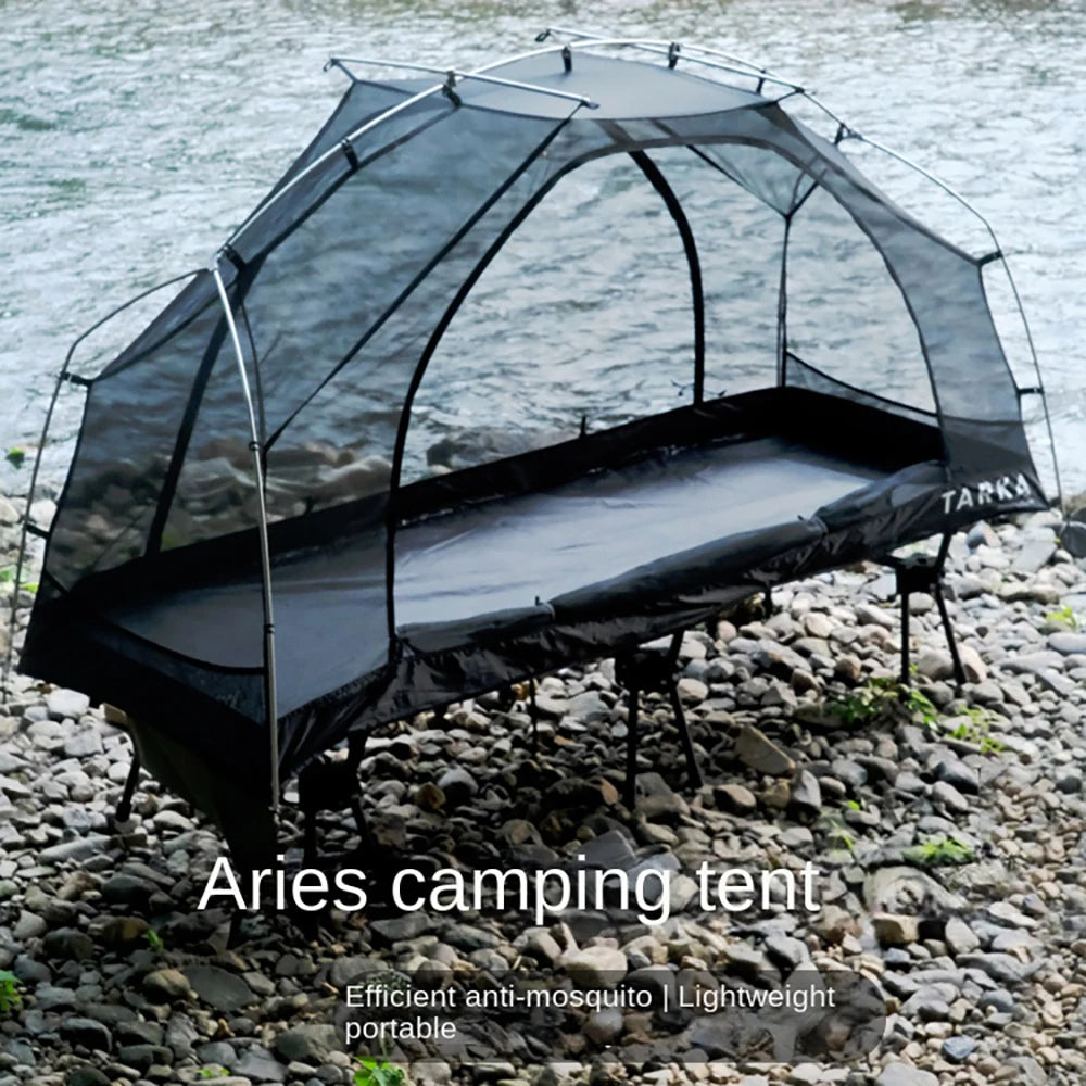 TARKA Camping Bed Inner Tent – Insect-Protection Mesh | For One Person | Summer Hiking & Wild Camping Use - Cast And Catch