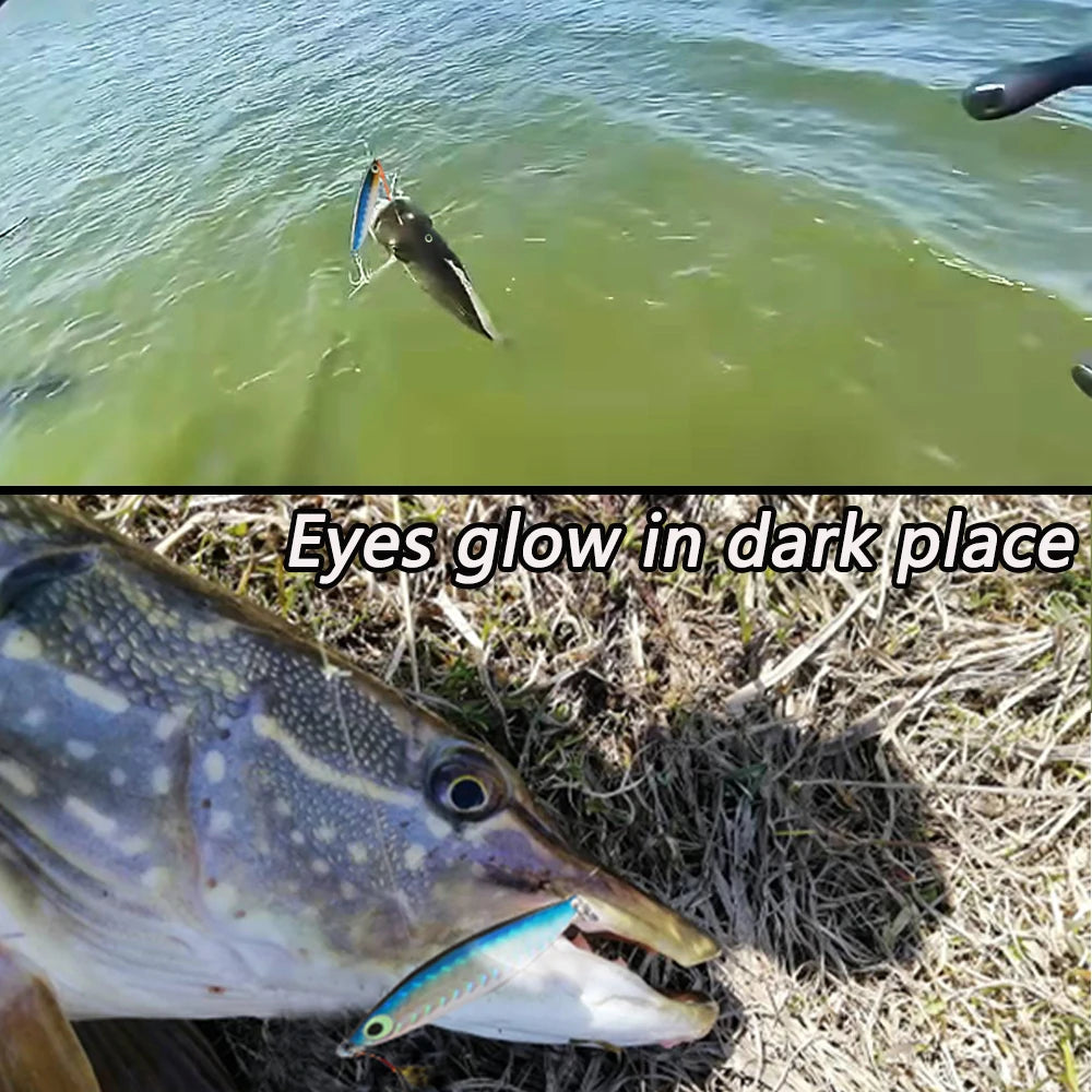 Fishing Lures – Metal Jig/Spinning Spoon | Feather & Carbon Hooks | Hard Artificial Bait | Luminous Eye | Sinking | Bass & General Tackle - Cast And Catch