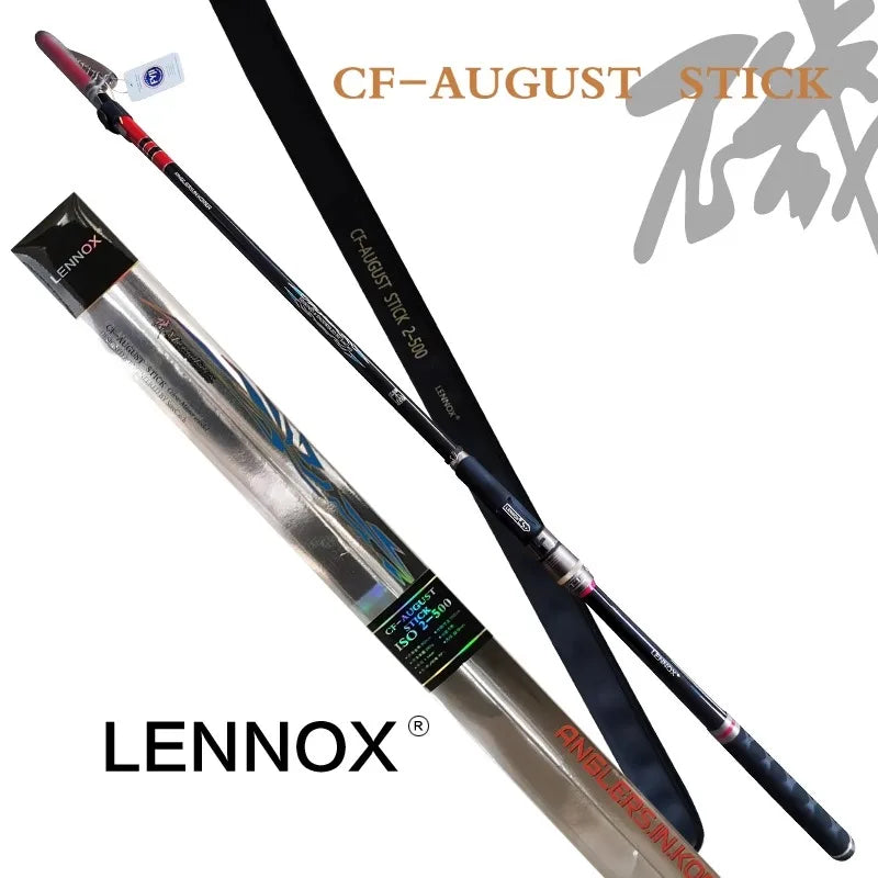 LENNOX AUGUST Rock Fishing Rod – 4–5m | Ultralight Carbon Fiber | Telescopic | Spinning | Ocean/Rock Use (400/500) - Cast And Catch