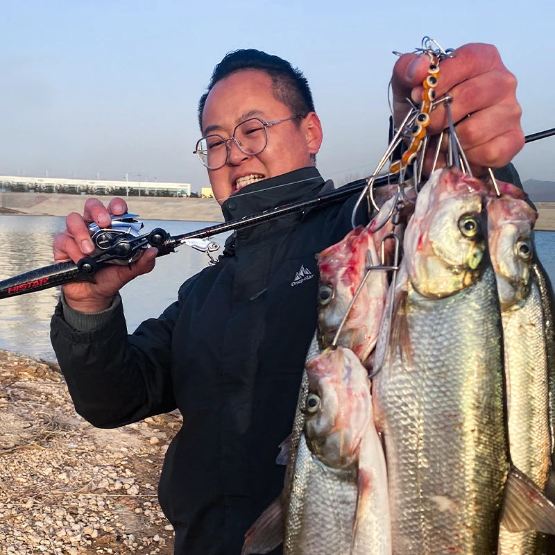 Histar Archangel Rod & Reel Combo – Ultra-Grade High Carbon | Organic Whole Handle | Fuji K SIC Guides | Spinning & Baitcasting - Cast And Catch