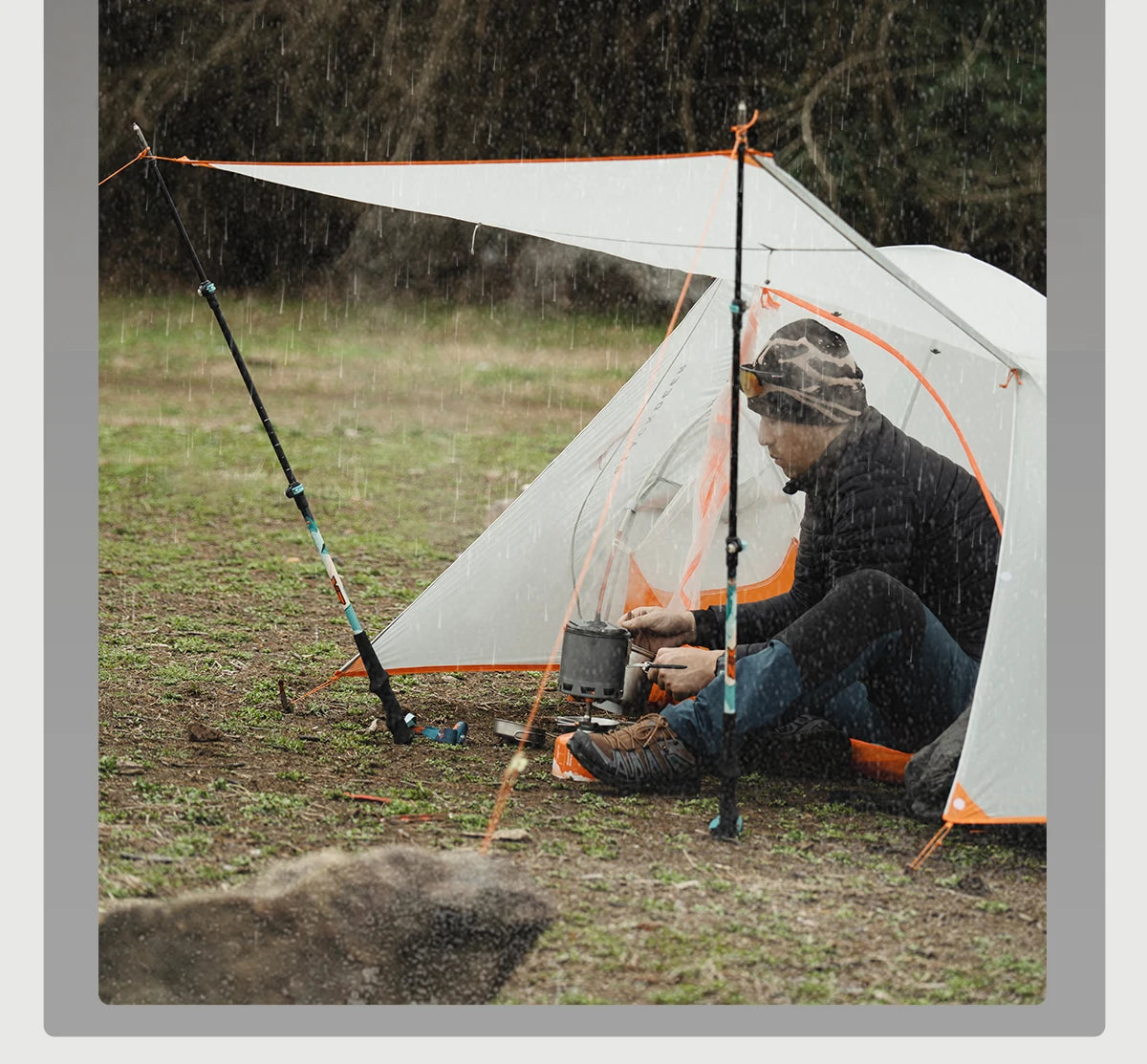 BLACKDEER Nova Camping Tent – 1 Person Ultralight | Nylon Silicone-Coated Waterproof | DAC Pole | Hiking & Backpacking | 1.08kg - Cast And Catch