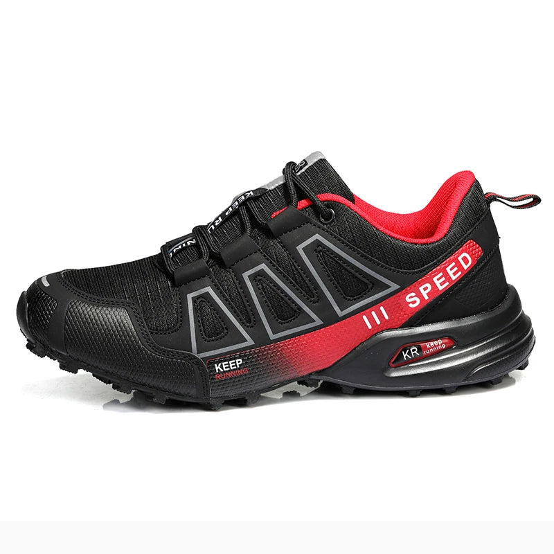 Men’s Hiking Shoes – Outdoor Rubber Sole | Non-Slip, Lightweight & Comfortable | Tactical Training & Travel Sports Shoes - Cast And Catch
