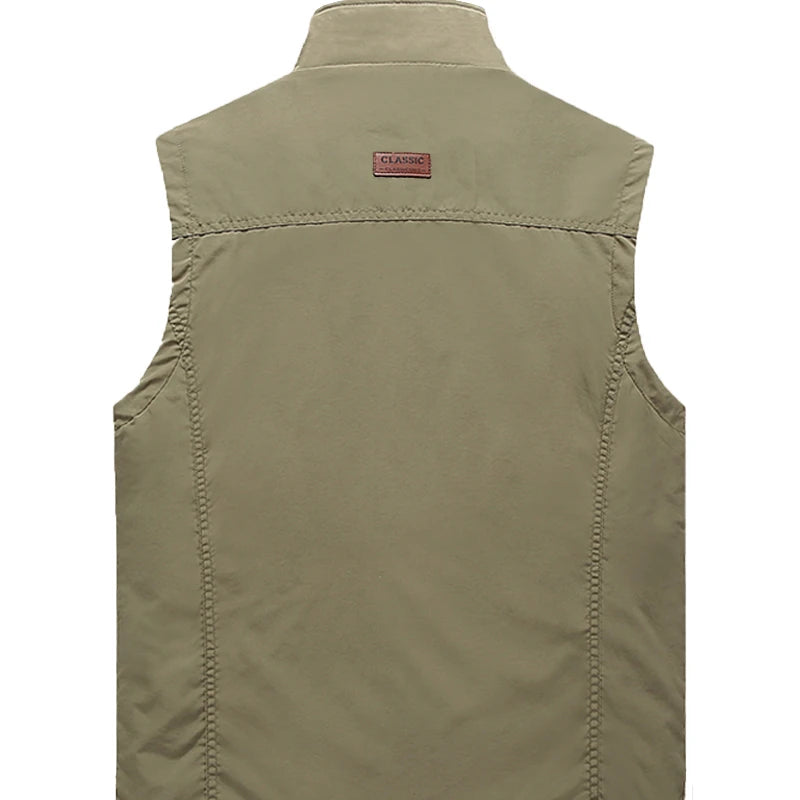 Men’s Fishing Vest – 2025 Spring/Autumn | Quick-Drying Outdoor & Leisure Vest | Photography, Fishing & Work Use | Horse Clip - Cast And Catch