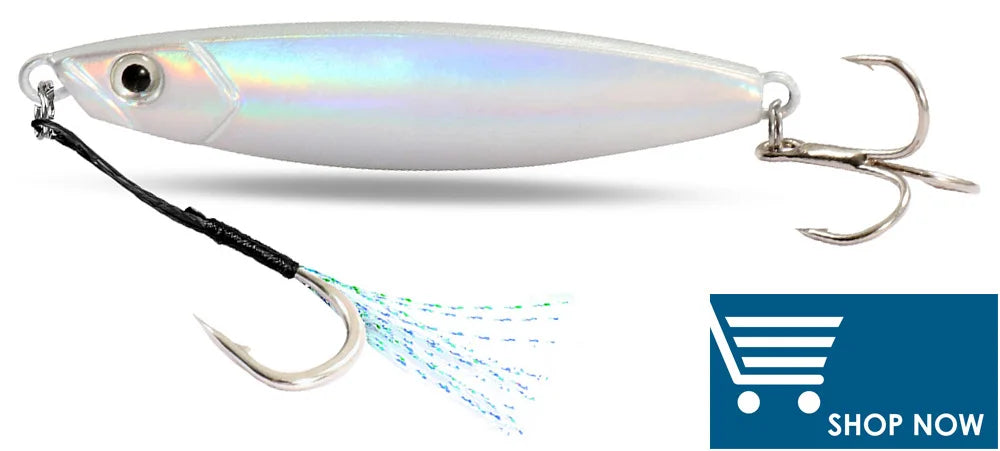 Fishing Lures – Metal Jig/Spinning Spoon | Feather & Carbon Hooks | Hard Artificial Bait | Luminous Eye | Sinking | Bass & General Tackle - Cast And Catch