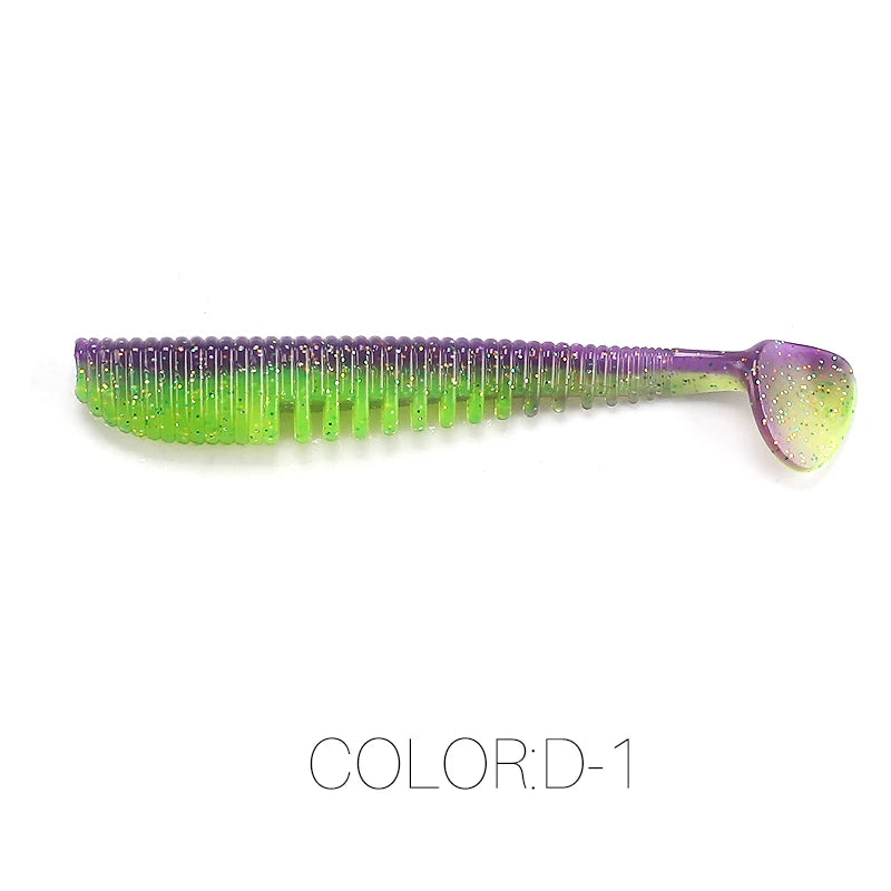 Supercontinent Fishing Lures – 5–11cm | Artificial Wobblers & Soft Shad Lures | Carp Silicone Baits - Cast And Catch