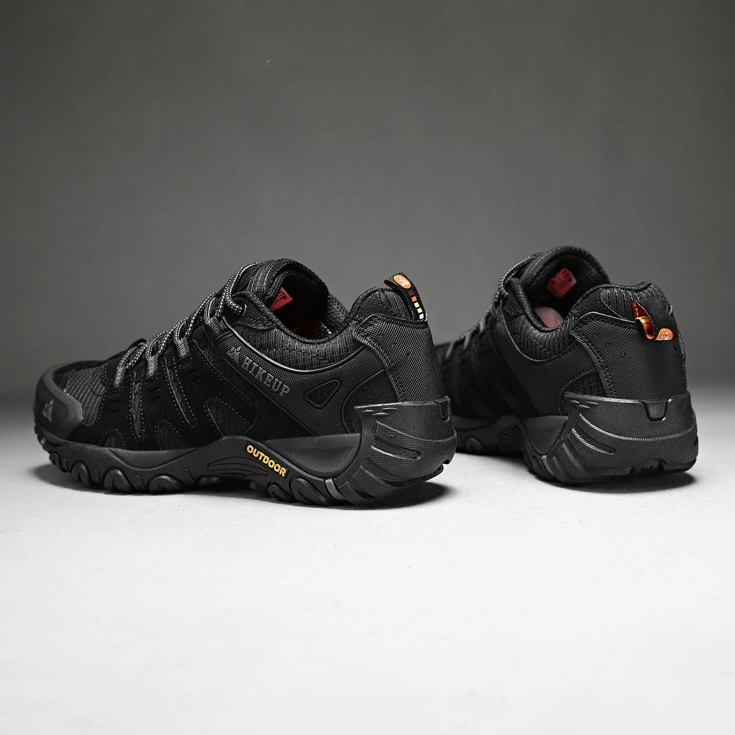 HIKEUP Men’s Hiking Shoes – Suede Leather | Wear-Resistant Outdoor Trekking, Walking & Hunting Tactical Sneakers - Cast And Catch