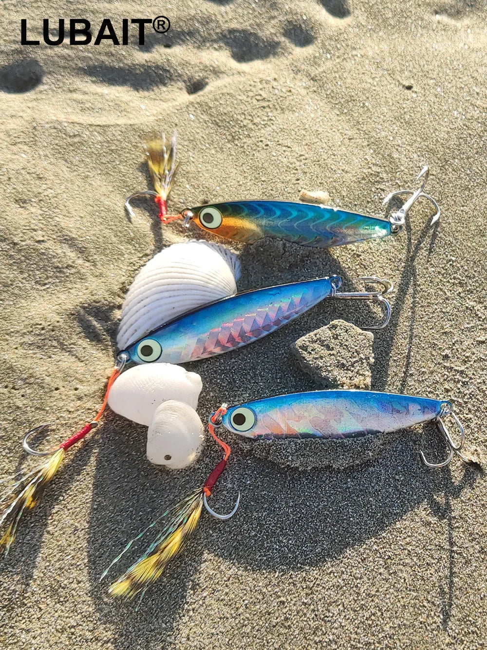 Fishing Lures – Metal Jig/Spinning Spoon | Feather & Carbon Hooks | Hard Artificial Bait | Luminous Eye | Sinking | Bass & General Tackle - Cast And Catch