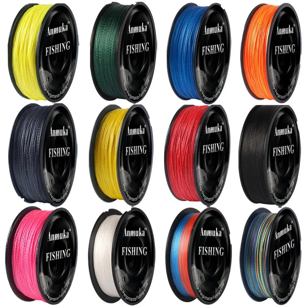 4-Braided PE Fishing Line – 100m | Main/Sub Line | Strong Pull | Fishing Accessories - Cast And Catch