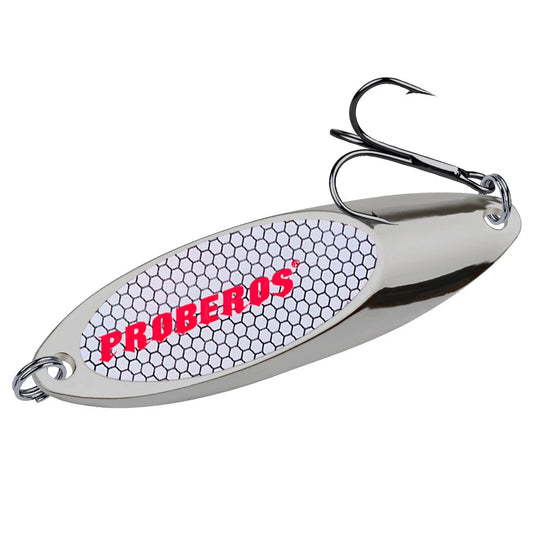 Metal Spoon Fishing Lure – 3–60g | Spinner/Jig Crankbait | Hard Bait with VIB Sequins & Hooks | Carp Fishing - Cast And Catch