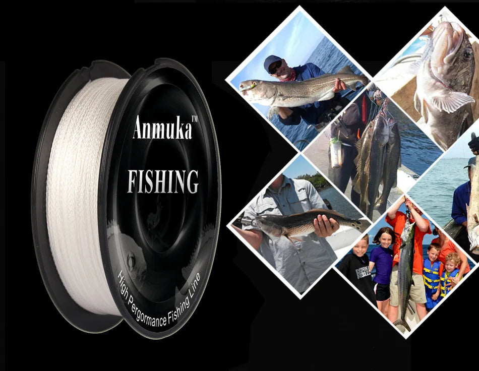 4-Braided PE Fishing Line – 100m | Main/Sub Line | Strong Pull | Fishing Accessories - Cast And Catch
