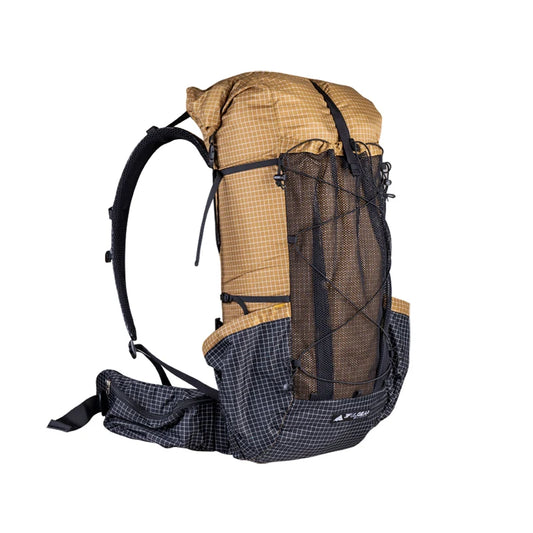 FLAME'S CREED Qi Dian Pro Backpack – 40+16L Ultralight | Frameless Travel, Camping & Hiking Outdoor Pack - Cast And Catch