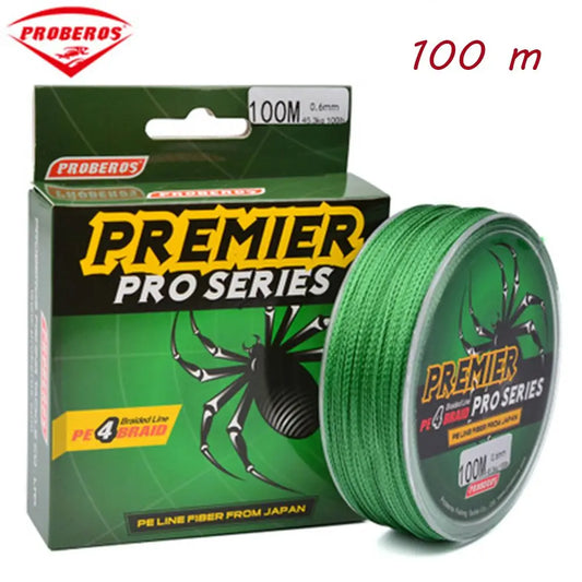 100m 4-Strand PE Braided Fishing Line – Multifilament | Strong, Durable & Portable | Sea Fishing Tackle Wire - Cast And Catch