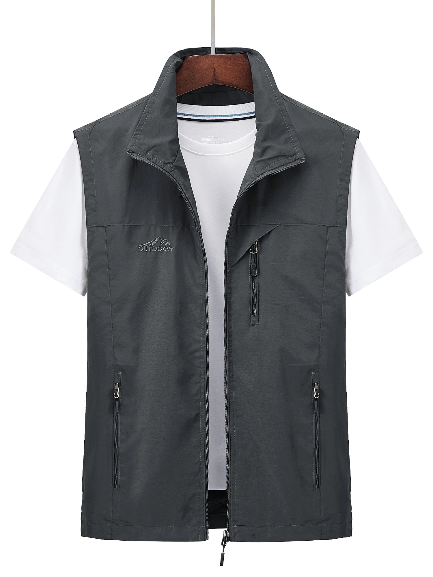 Men’s Fishing Vest – 2025 Spring/Autumn | Quick-Drying Outdoor & Leisure Vest | Photography, Fishing & Work Use | Horse Clip - Cast And Catch