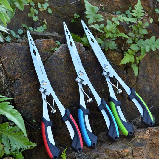 Fishing Pliers – Ergonomic, Anti-Slip & High-Strength | Multifunctional for Cutting Line & Tying Hooks | Angling Equipment - Cast And Catch