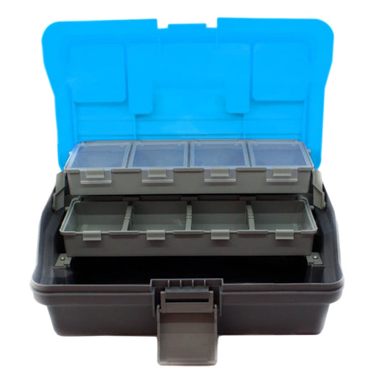 3-Layer Folding Fishing Tackle Box – Multipurpose Storage with Handle | Fish Hook & Lure Organizer - Cast And Catch