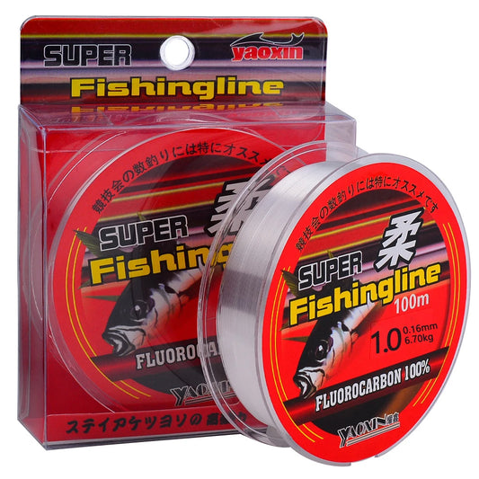 100/200m Super Strong Nylon Fishing Line – Transparent | Not Fluorocarbon | Fishing Accessories & Tackle - Cast And Catch