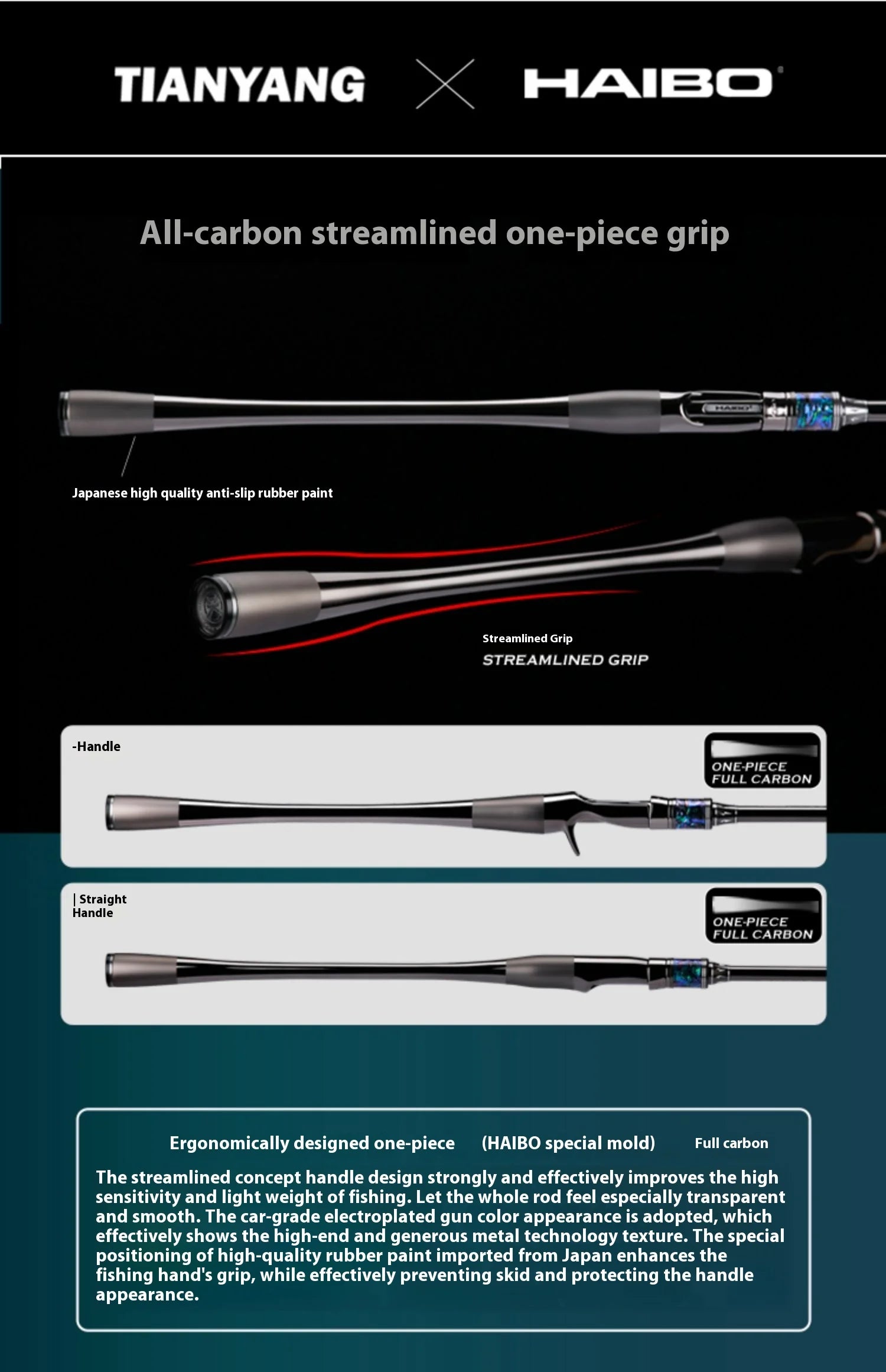 Haibo 2.5m Lightweight High-Elastic Carbon Fiber Fishing Rod | Long-Distance Lure Fishing | Reservoir & Lake Use - Cast And Catch