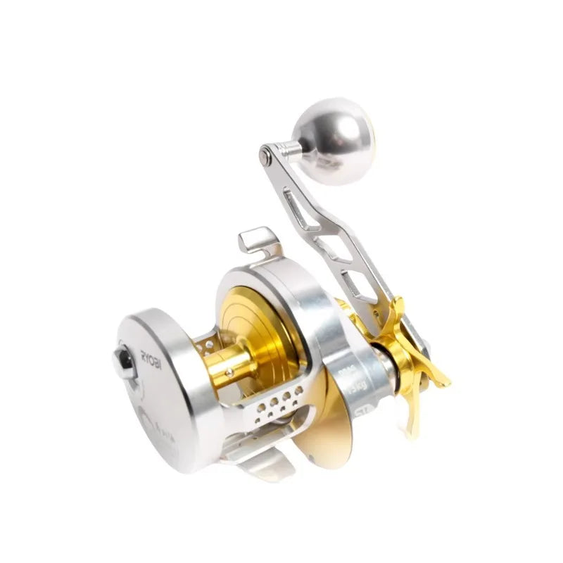 Ryobi/Liyoubi GM500 Dream Boat Reel – Aluminum Body | Iron Plate Slow Shake | Corrosion-Resistant | Sea/Power Fishing - Cast And Catch