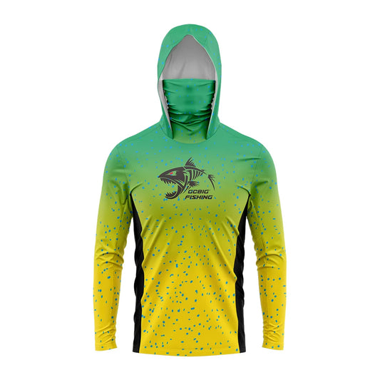 Men’s Outdoor Fishing Shirt – Long Sleeve Hooded Coat | UV Protection, Sunscreen & Anti-Mosquito | Breathable, Quick-Dry, Lightweight - Cast And Catch