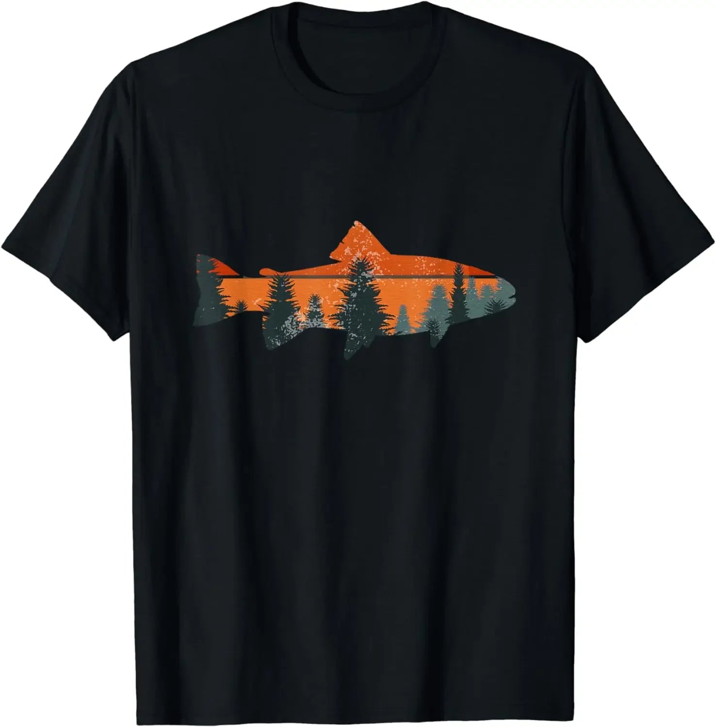 Trout Fly Fishing T-Shirt – Outdoor Fisherman Gift | Graphic Tee for Men | Pesca Clothing - Cast And Catch