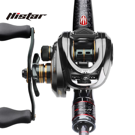 Histar Archangel Rod & Reel Combo – Ultra-Grade High Carbon | Organic Whole Handle | Fuji K SIC Guides | Spinning & Baitcasting - Cast And Catch