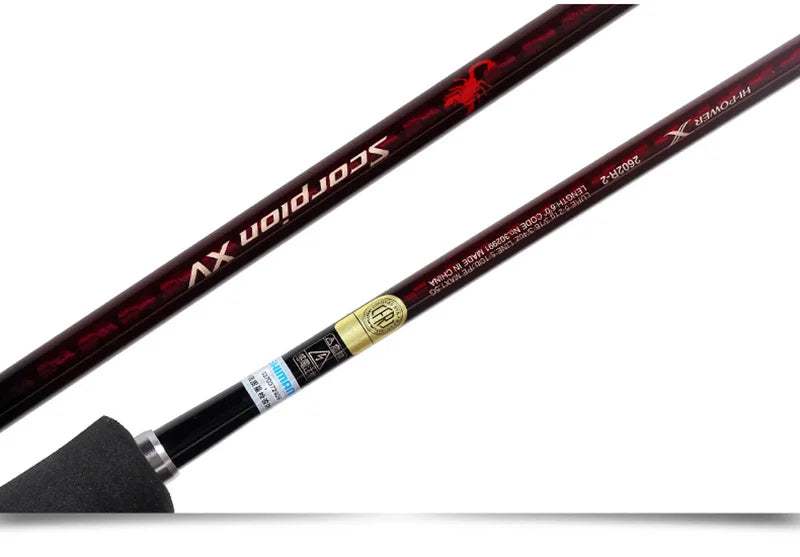 SHIMANO Scorpion XV Spinning/Casting Rod – FF/F/R | 1.22–1.98m | FUJI Rings | Portable - Cast And Catch