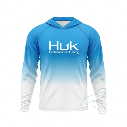 HUK Fishing Hooded Shirt – UPF50+ | Long Sleeve | Breathable & Quick-Dry | Sun Protection Fishing Apparel - Cast And Catch