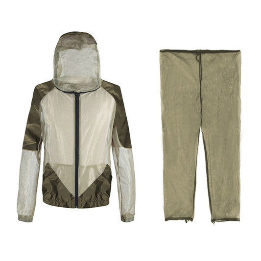 Men’s Fishing Clothes – High-Density Mesh Protection Suit | Long Sleeve Shirt & Pants | Hiking & Fishing - Cast And Catch