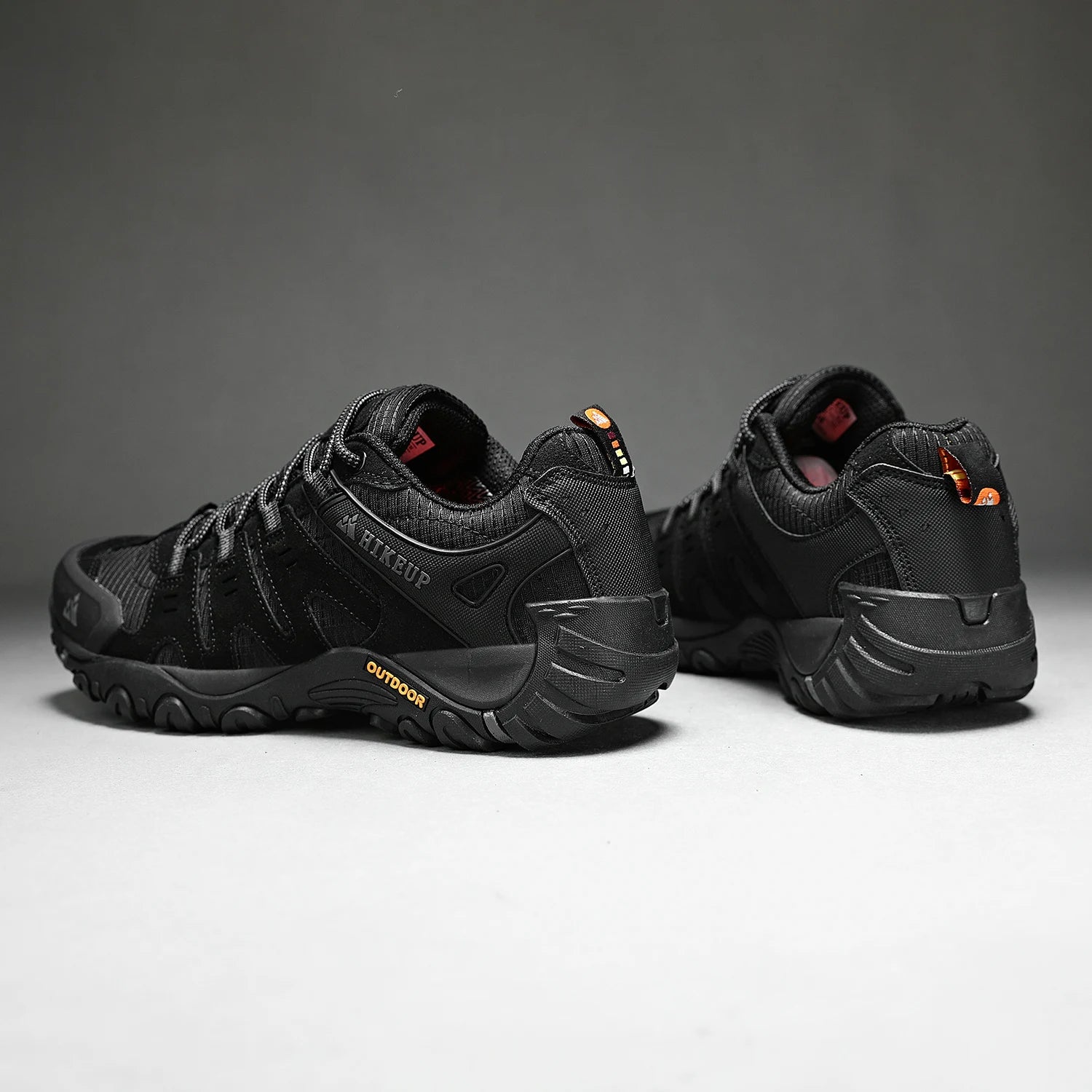 HIKEUP Men’s Hiking Shoes – Suede Leather | Wear-Resistant Outdoor Trekking, Walking & Hunting Tactical Sneakers - Cast And Catch